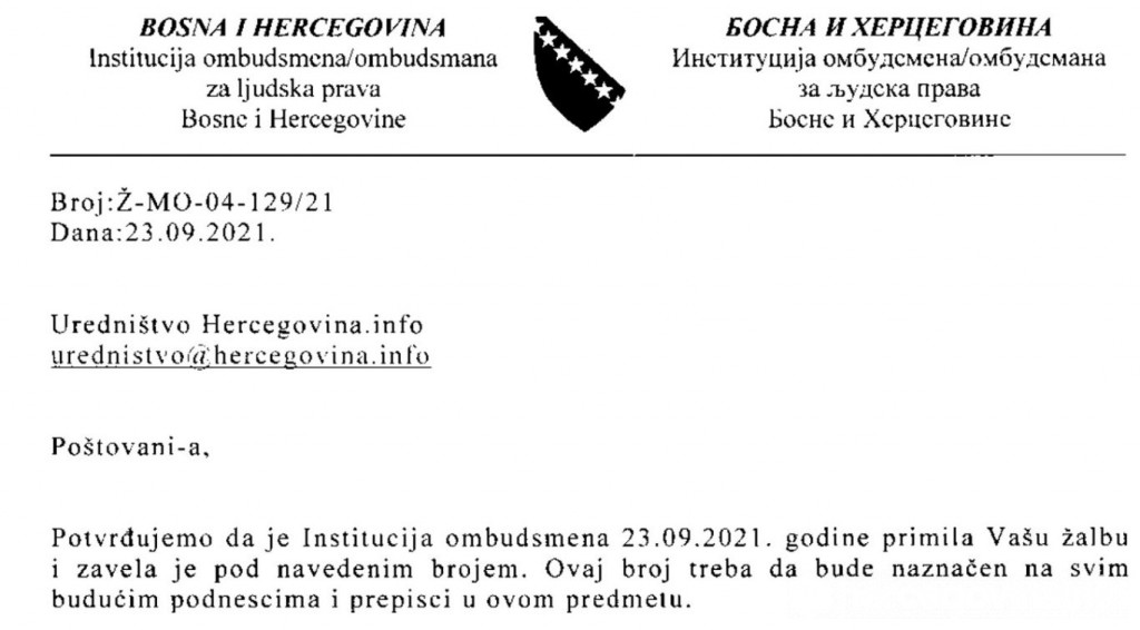 Marinko Gilja Elektroprivreda HZ HB ombudsmen