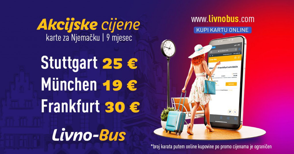 Livno Bus, akcijske cijene, kupovina karata, jeftine karte