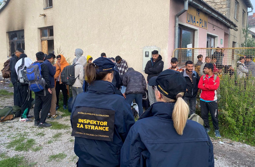 Migranti izmještanje Bihać