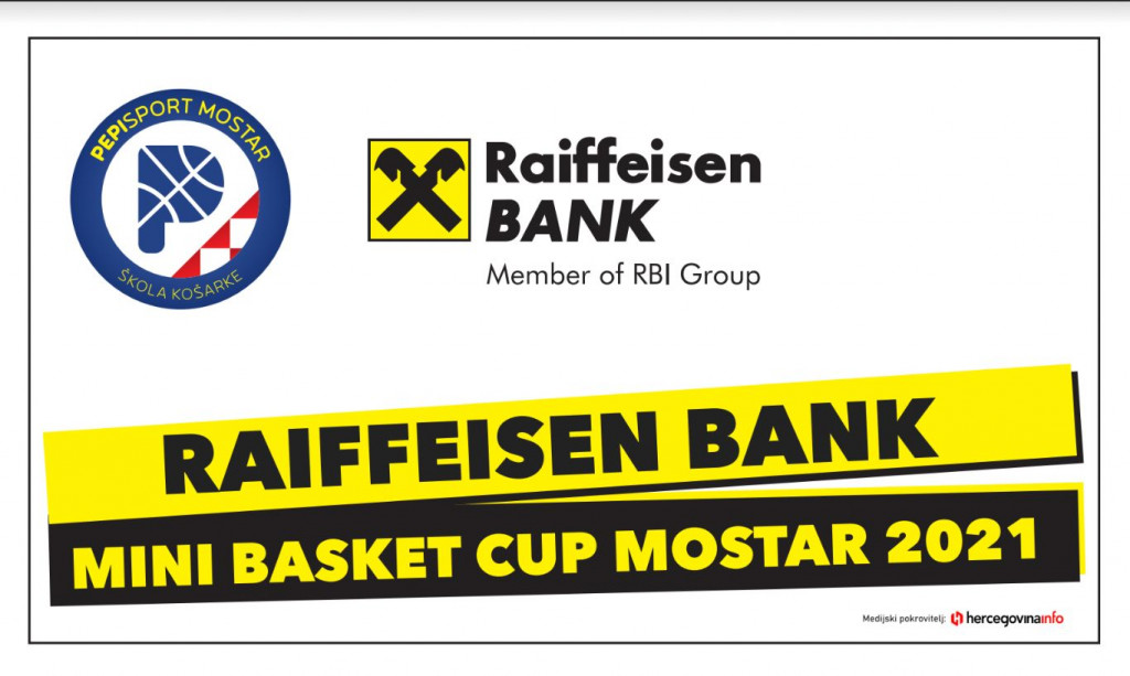 pepi sport, škola košarke, Škola košarke PEPI SPORT Mostar, Mini Basket Raiffeisen bank Cup Mostar 2021,