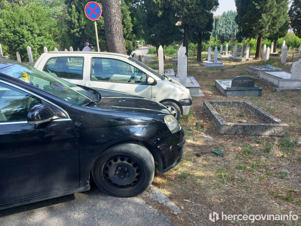 parkiranje, nepropisno parkiranje, Mostar, policija