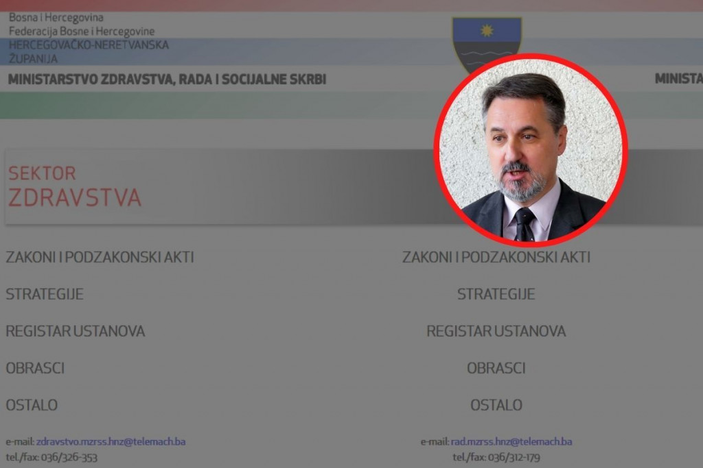 ministarstvo zdravstva hnž, Vlada HNŽ, Mostar, Hercegovina