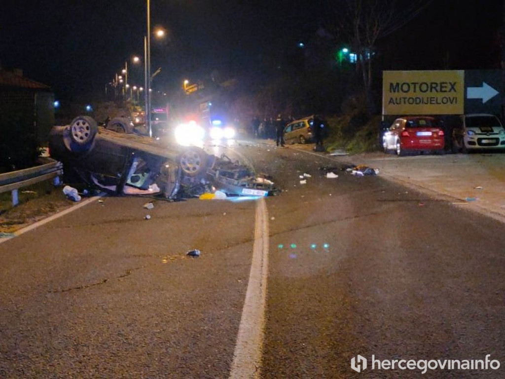 teža prometna nesreća