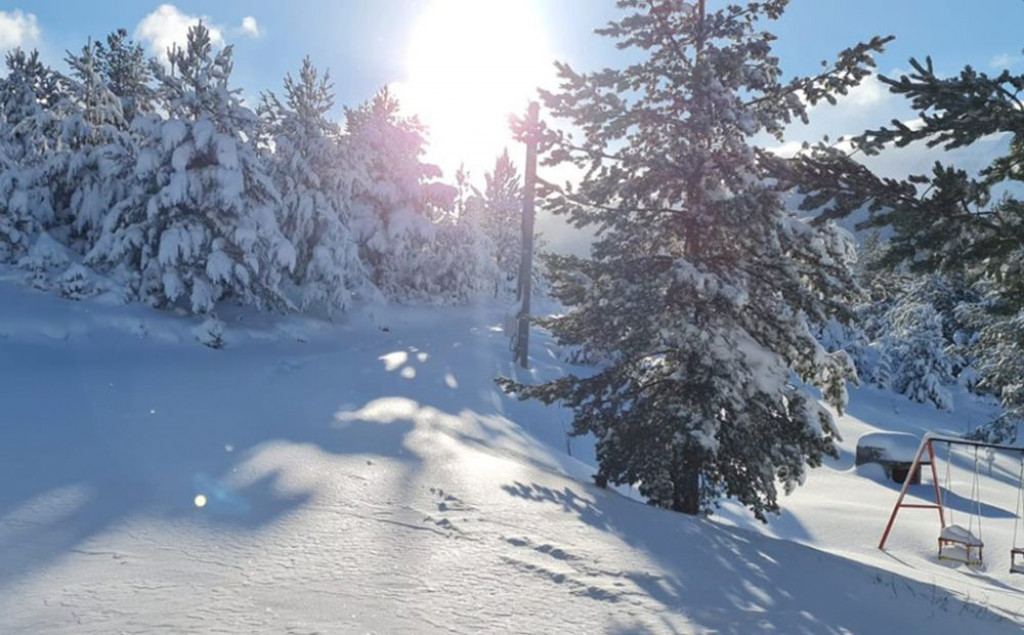 Blidinje, Park prirode Blidnje, snijeg