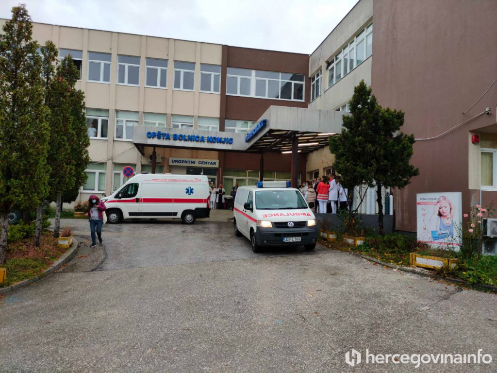 Prosvjed zdravstvenih djelatnika u Konjicu