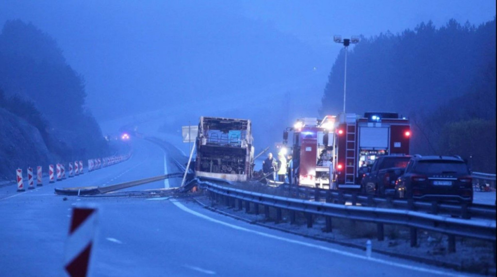Makedonija, bugarska, poginuli, izgorio autobus