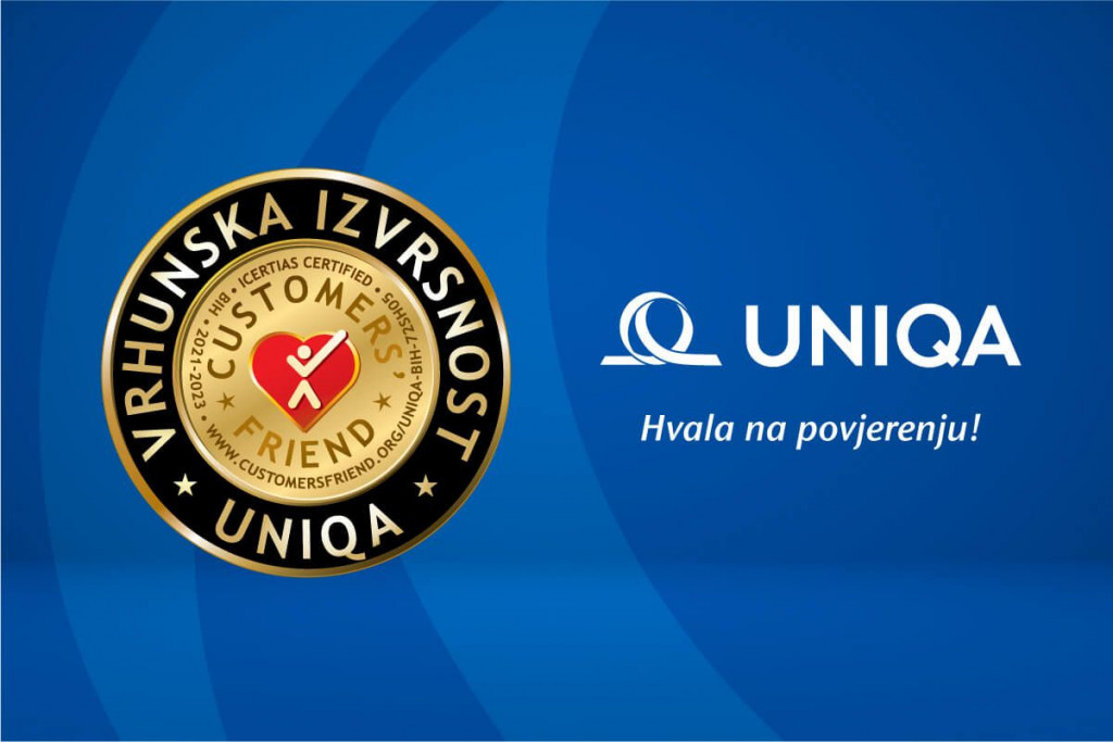 UNIQUA, uniqua osiguranje, CUSTOMERS’ FRIEND, Moja UNIQA