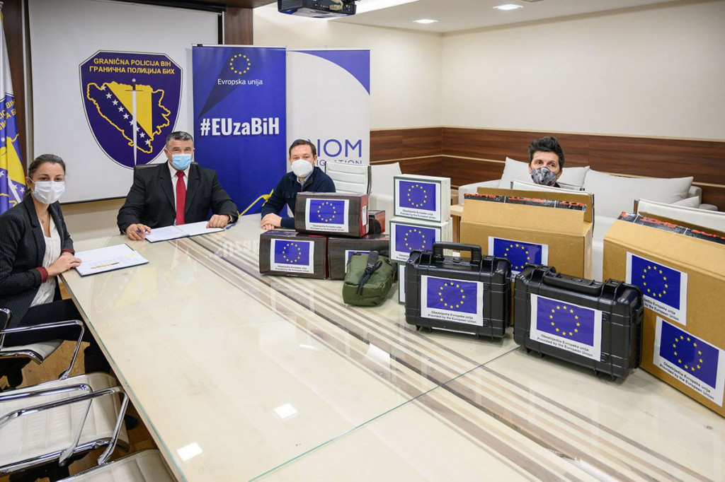 Granična policija BiH oprema