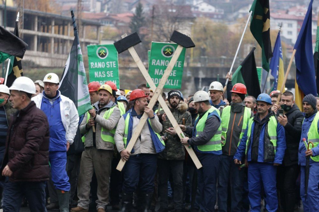 prosvjedi rudara, rudari, Elektroprivreda BiH