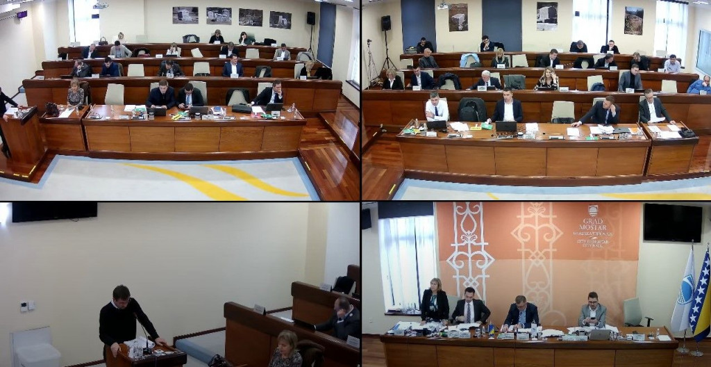 gradsko vijeće, Grad Mostar, irma baralija, Slaven Bevanda