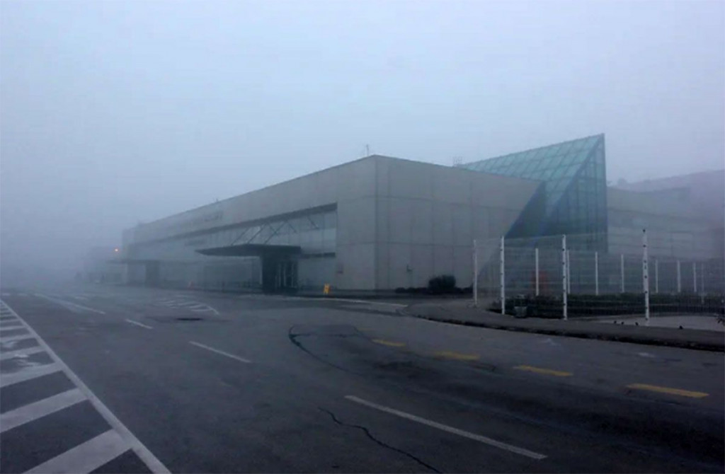 Aerodrom zračna luka Sarajevo magla