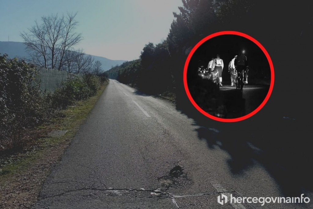 Mostar, Vojno, biciklist, prometna nesreća