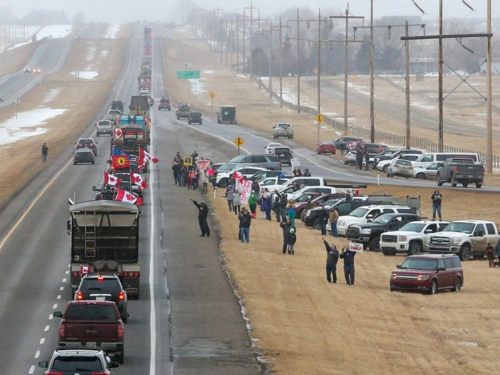 kamiondžije, prosvjed kamionždija, Kanada