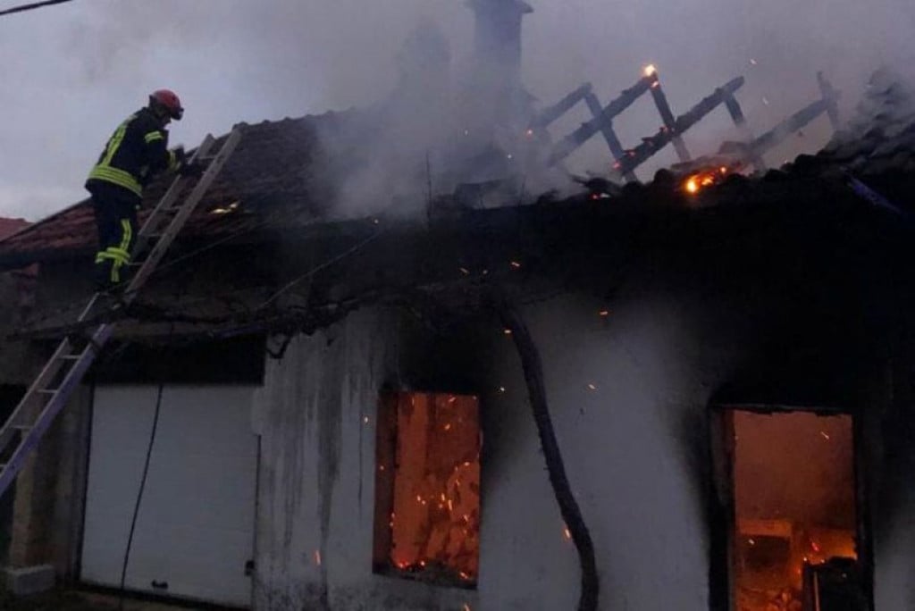 Požar obiteljska kuća Grude