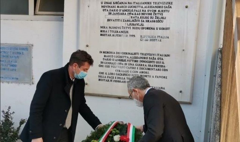 Kordić talijanski novinari ploča