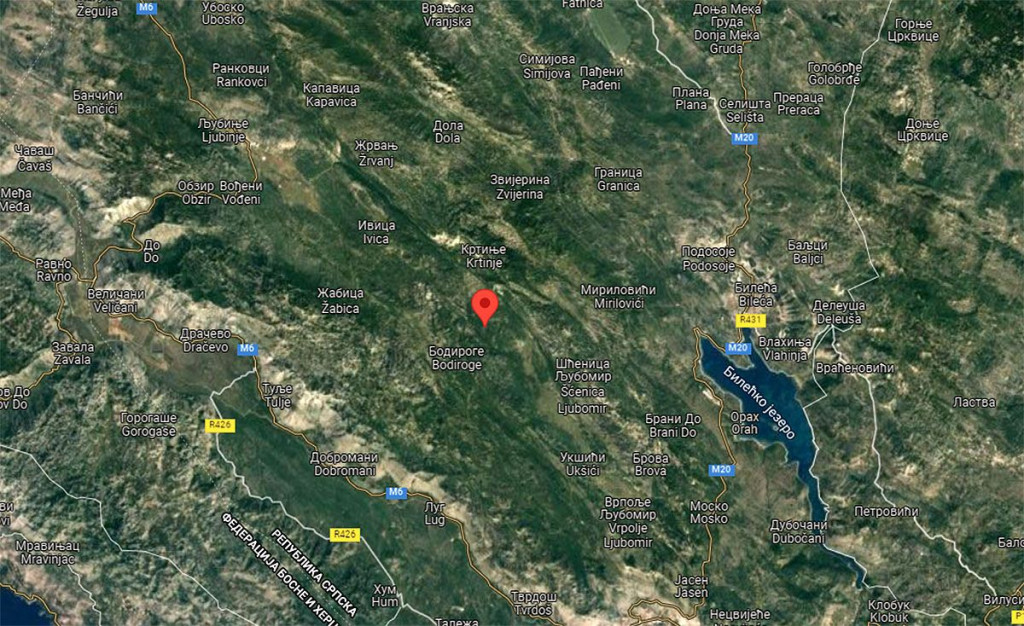 Potres Ljubinje Bileća