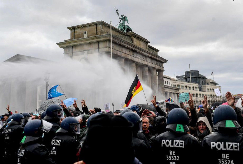 Njemačka, koronavirus, prosvjedi, berlin