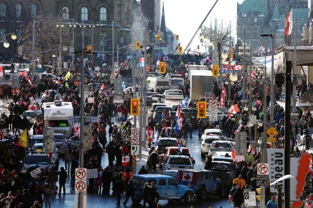 konvoj slobode, Kanada, kamiondžije, prosvjedi