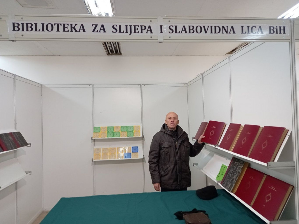 Sakib Pleh, biblioteka, slijepe i slabovidne osobe