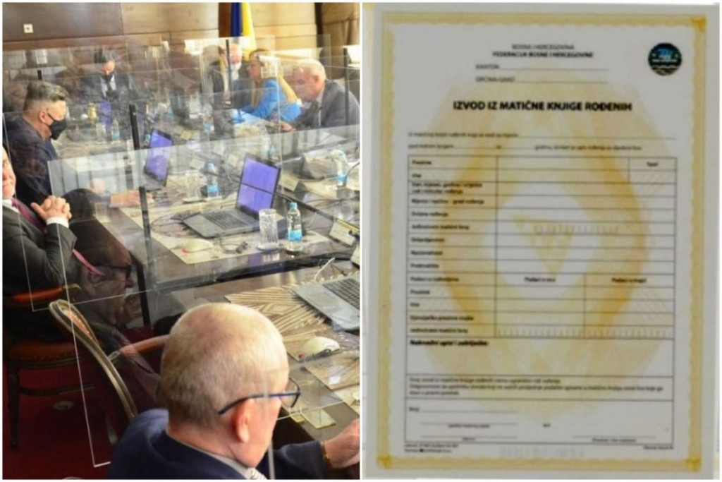 Matične knjige, vlada Federacije BiH, rodni list, vjenčani list