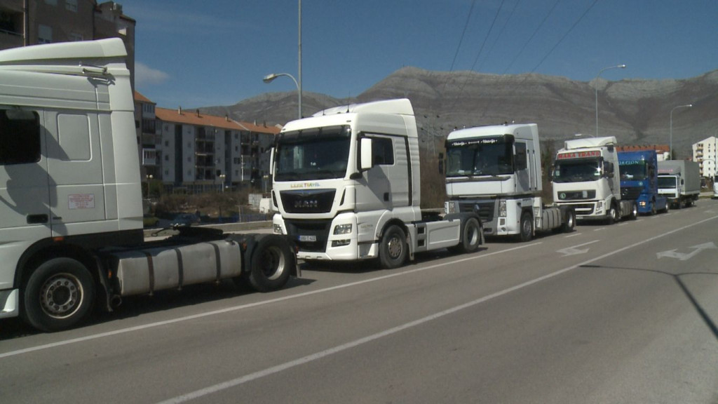 Trebinje prosvjed autoprijevoznici