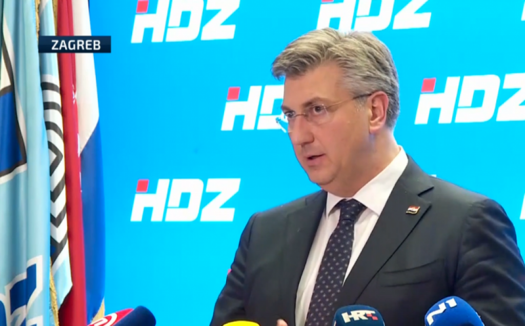 Andrej Plenković, bespilotna letjelica, bomba