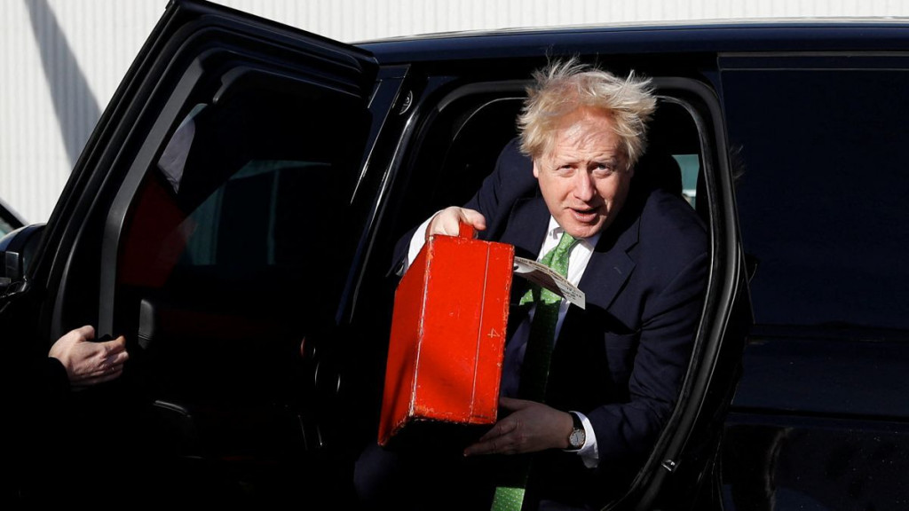 Boris Johnson kofer auto