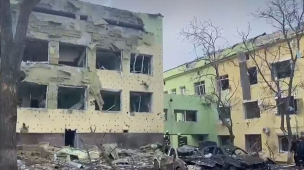 rat u ukrajini, bombardiranje, Mariupolj, dječja bolnica, rodilište
