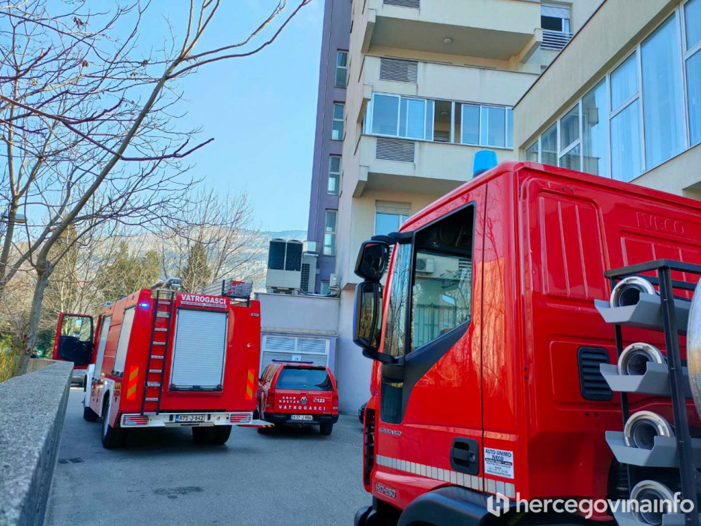 Požar dimnjak Milka Mostar