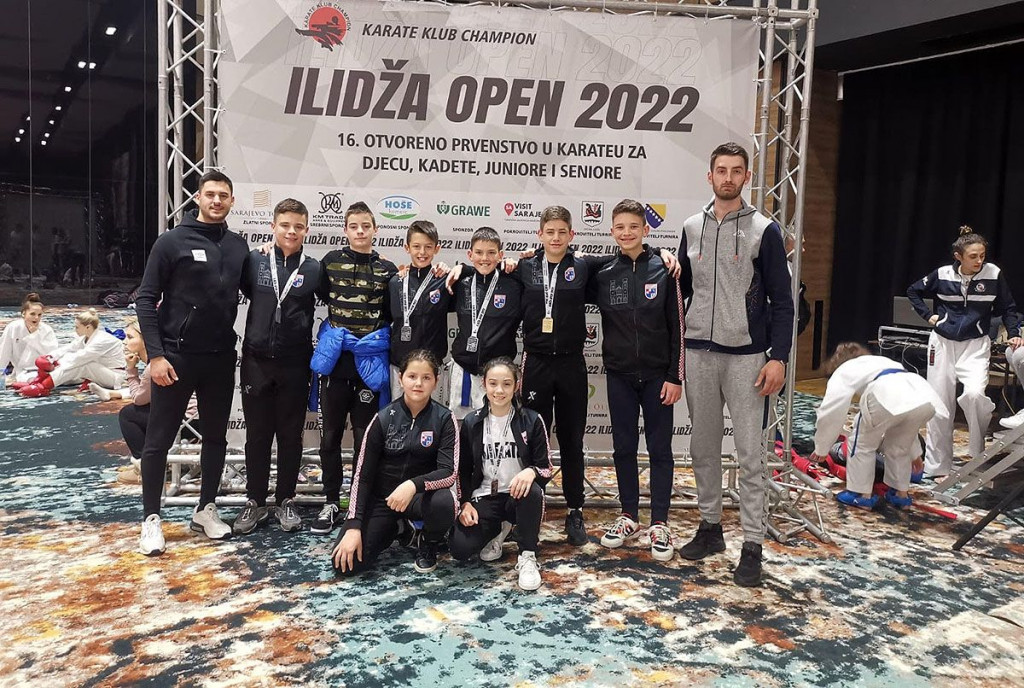 Karate klub Široki Brijeg na Ilidža openu 2022