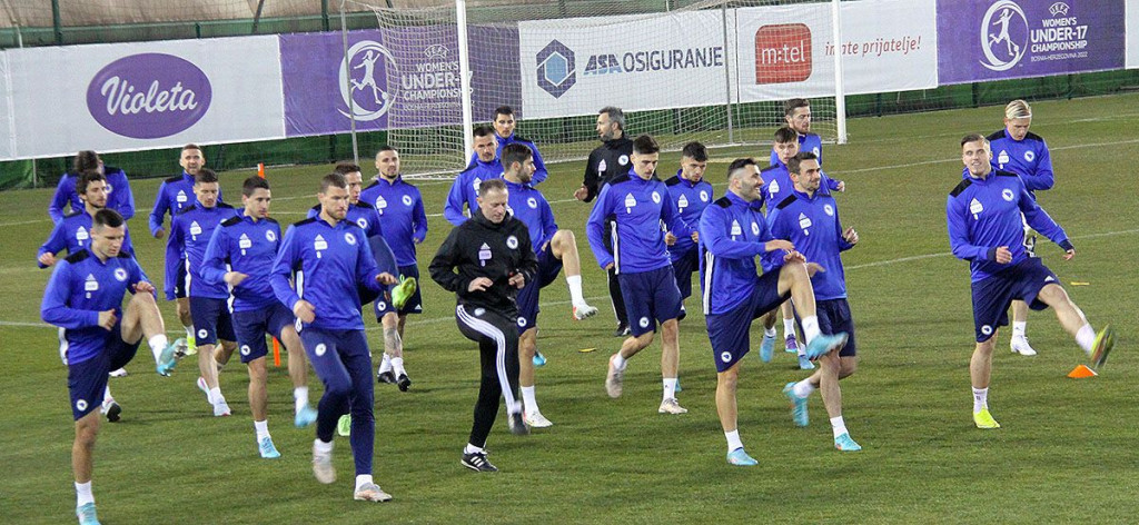 Nogometna reprezentacija BiH ožujak 2022