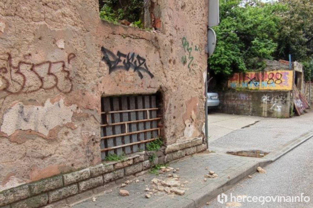 Mostar, urušavanje, škola