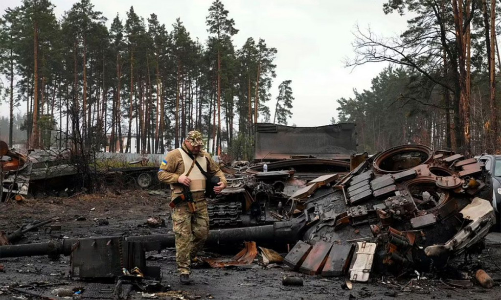 Ukrajina uništeni tenkovi