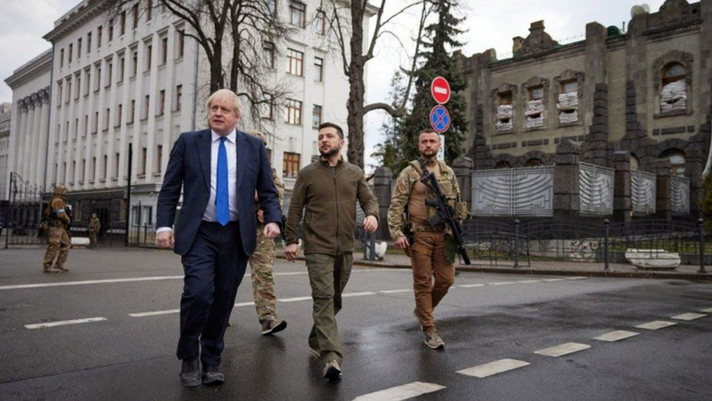Zelenski i Johnson u Kijevu