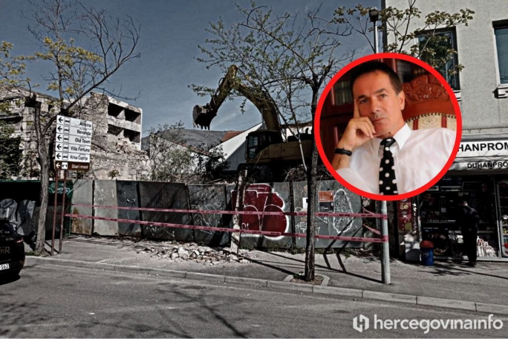 advokatura ćupina, Mostar, Bespravna gradnja