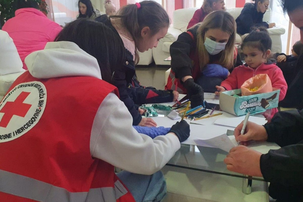 Crveni križ Međugorje ukrajinske izbjeglice