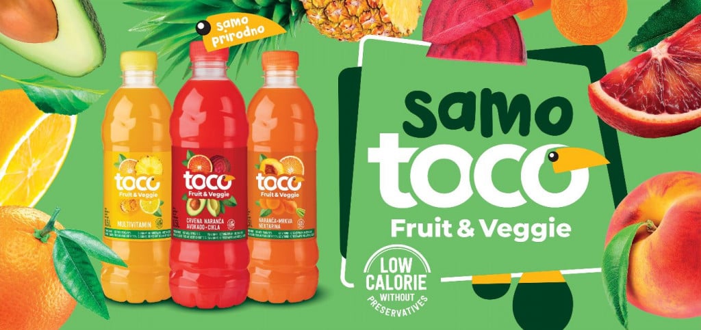 toco,Toco Fruit & Veggie,piće,Jamnica,osvježavajuće piće,pića niske energetske vrijednosti