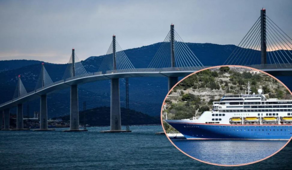 Pelješki most kruzer