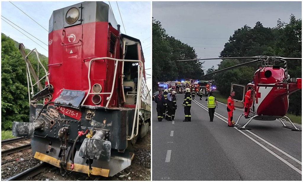Željeznička nesreća u Slovačkoj vlak