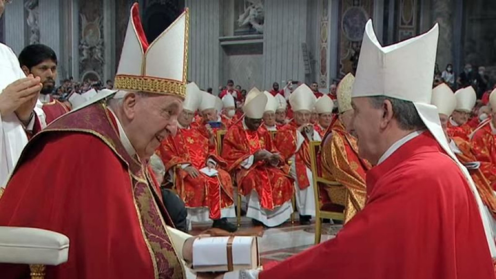 Papa Franjo i nadbiskup Tomo Vukšić