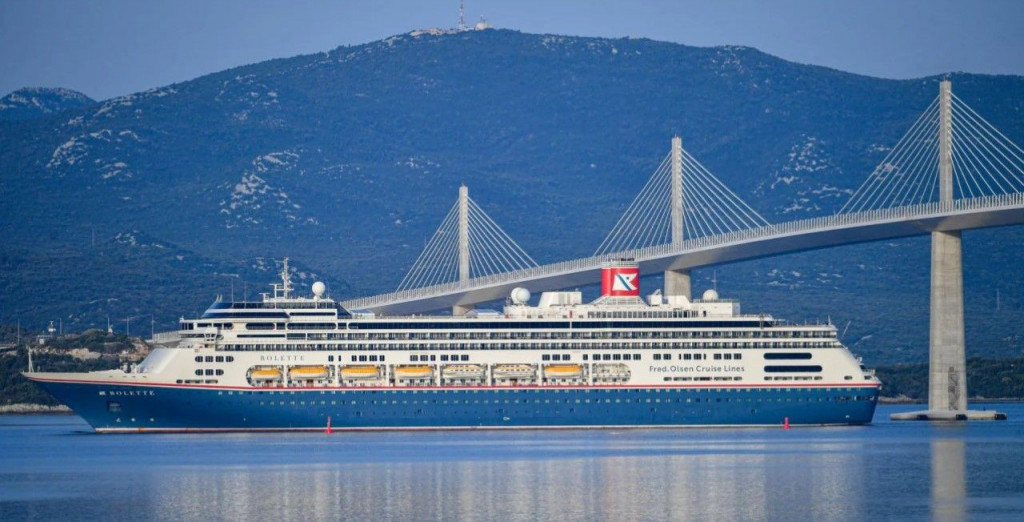 Pelješki most,kruzer bolette,Neum,Željko Komšić