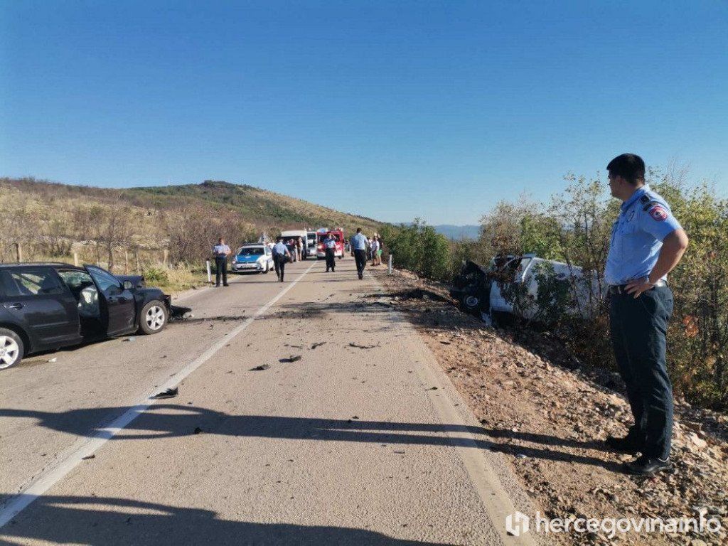 teška prometna nesreća,Trebinje,Hercegovina