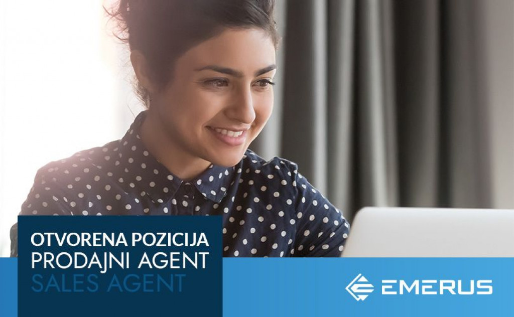 Emerus d.o.o.,aluminij,PRODAJNI AGENT,posao,Natječaj,oglas za posao 