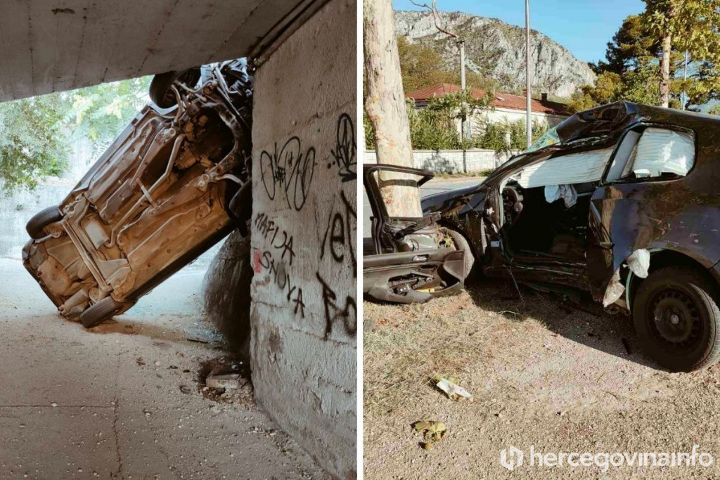 prometna nesreća,Mostar,m 17,ozljede