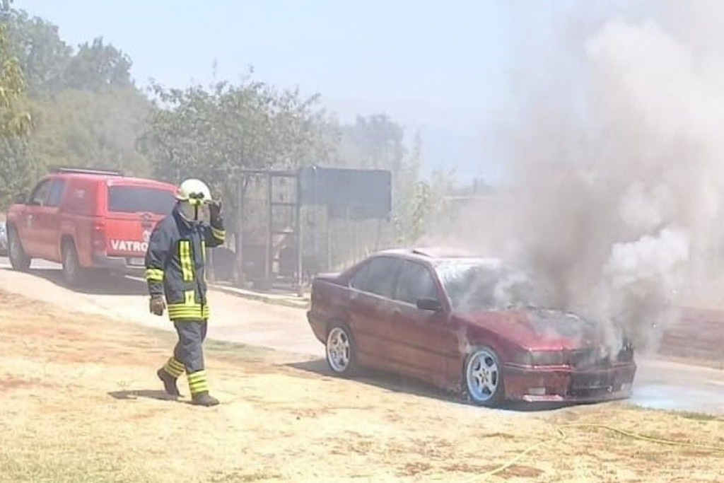 požar,automobil,Vatrogasna postrojba Čitluk