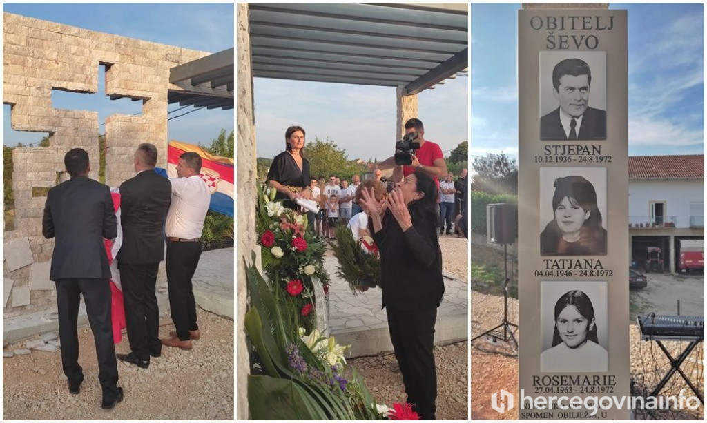 obitelj Ševo,otkrivanje spomenika,Donji Hamzići,vijesti