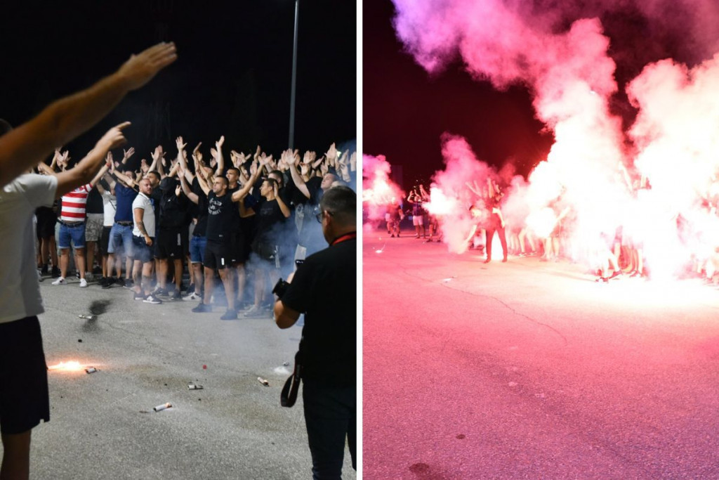 Ultras Zrinjski Mostar,Stadion HŠK Zrinjski,doček igrača,Zračna luka Mostar