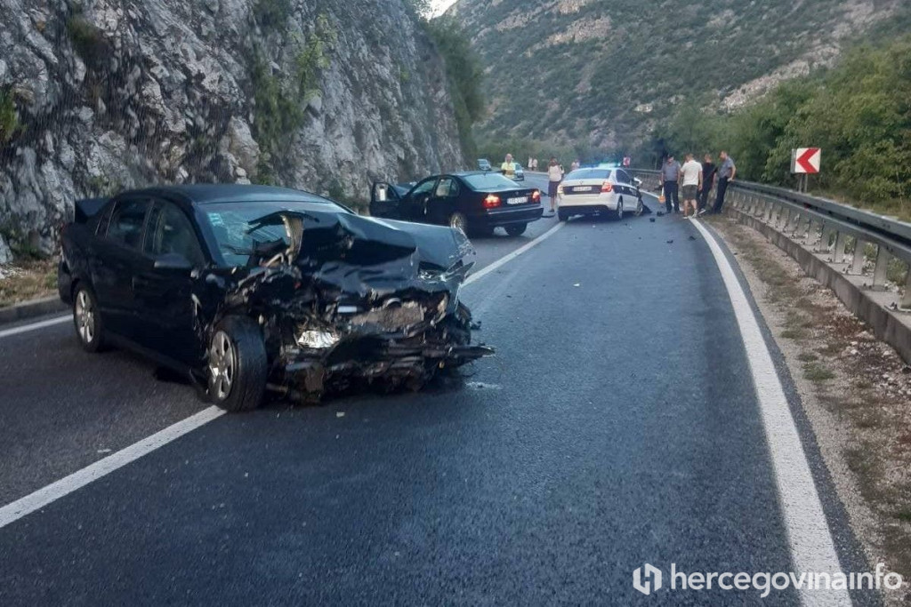 prometna nesreća,sudar,Buna,žitomislići