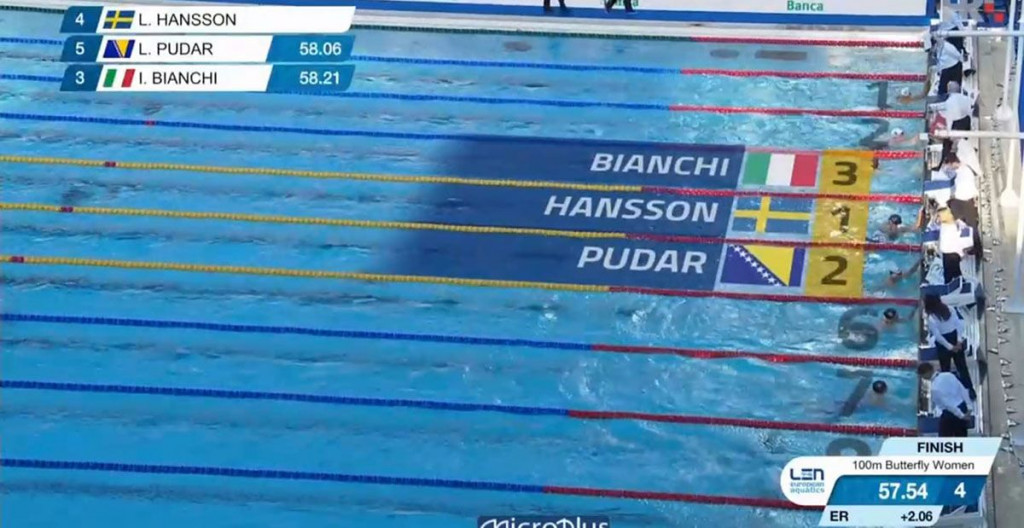 Lana Pudar 100 m leptir EP u Rimu