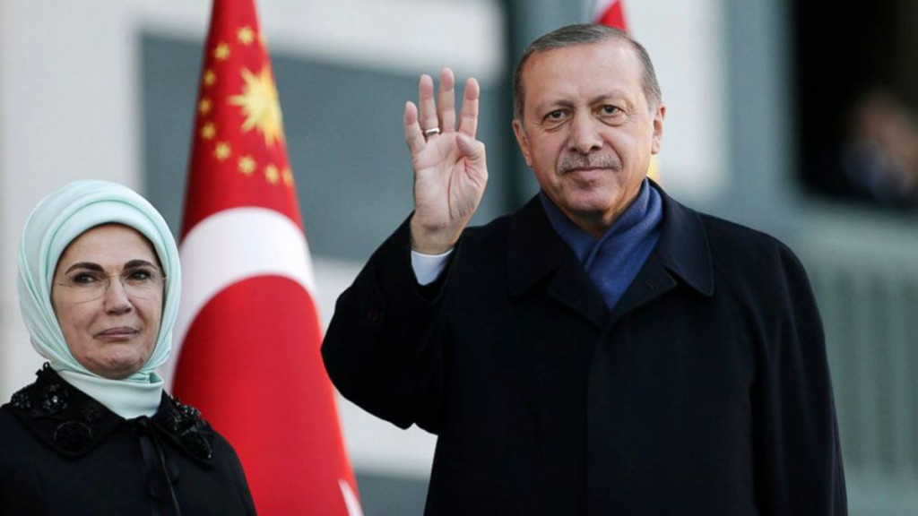 Recep Tayyip Erdogan i supruga